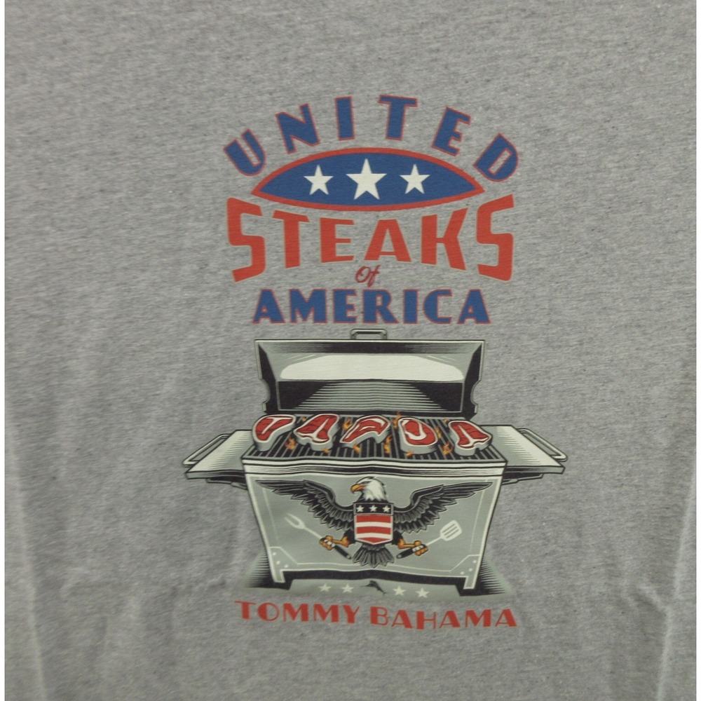Tommy Bahama Mens Graphic T-Shirt Size 1XLB 1X United Steaks of America Tee New